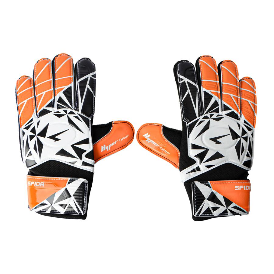 GOAL KEEPING GLOVES - TRA BLACK/ORANGE