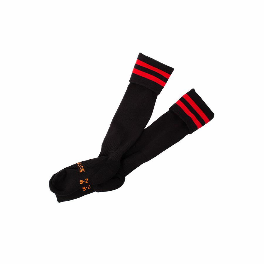 LONG SOCK PLYMPTON PLYMPTON BLK/RED