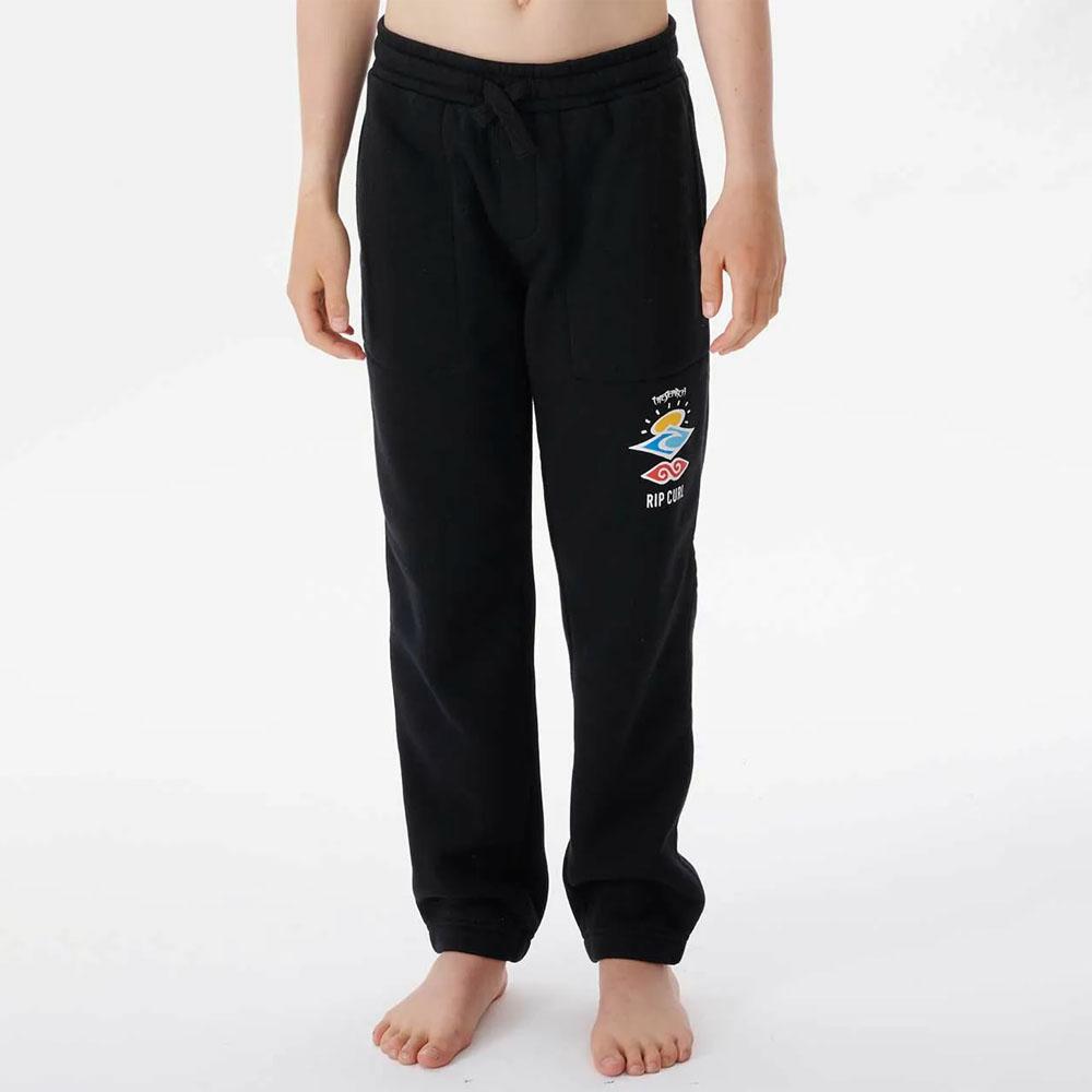ICONS OF SURF TRACKPANT-B BLACK