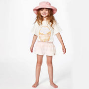 MOONFLOWER TIE DYE SHORT- PINK