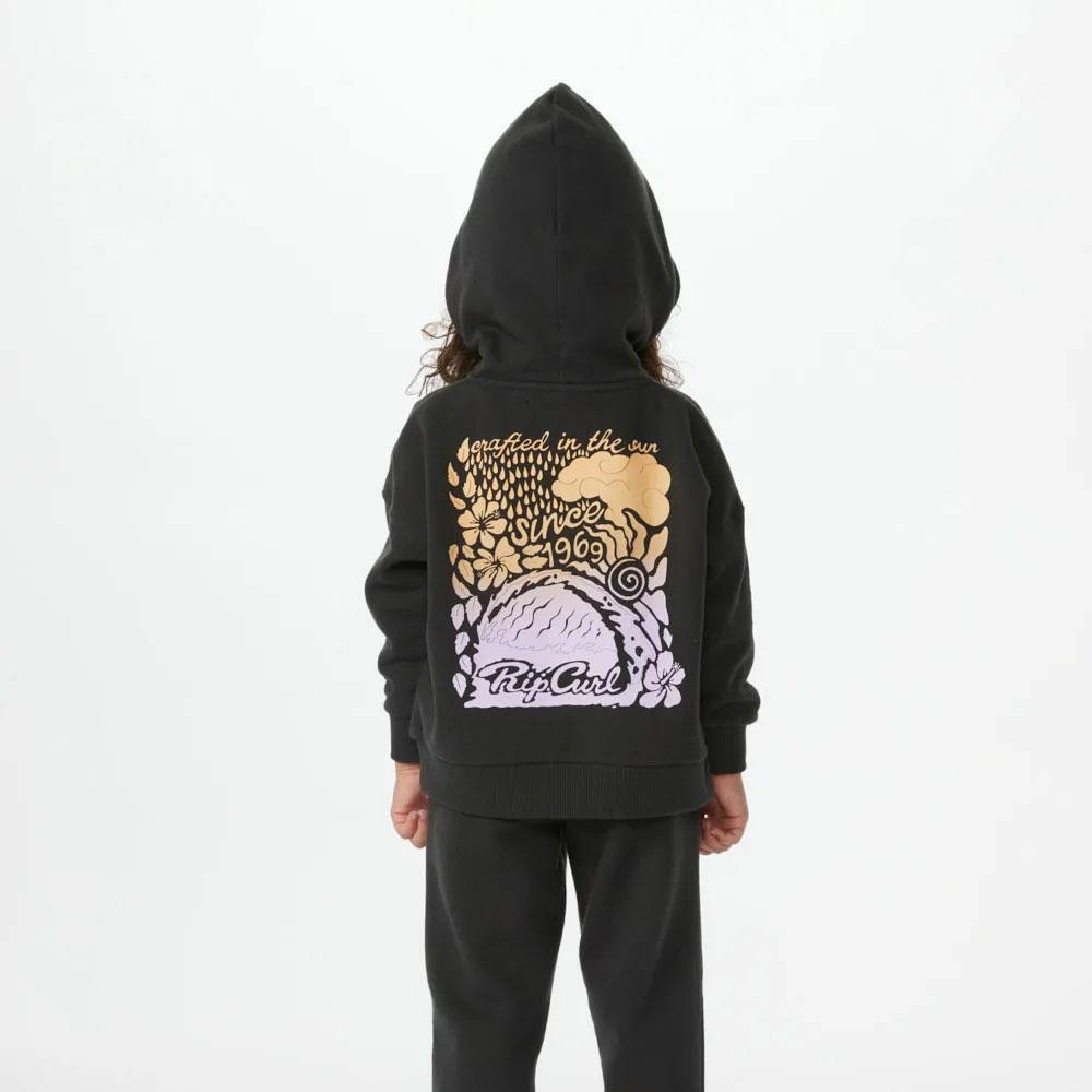CRYSTAL COVE HOOD-GIRL WASHED BLACK