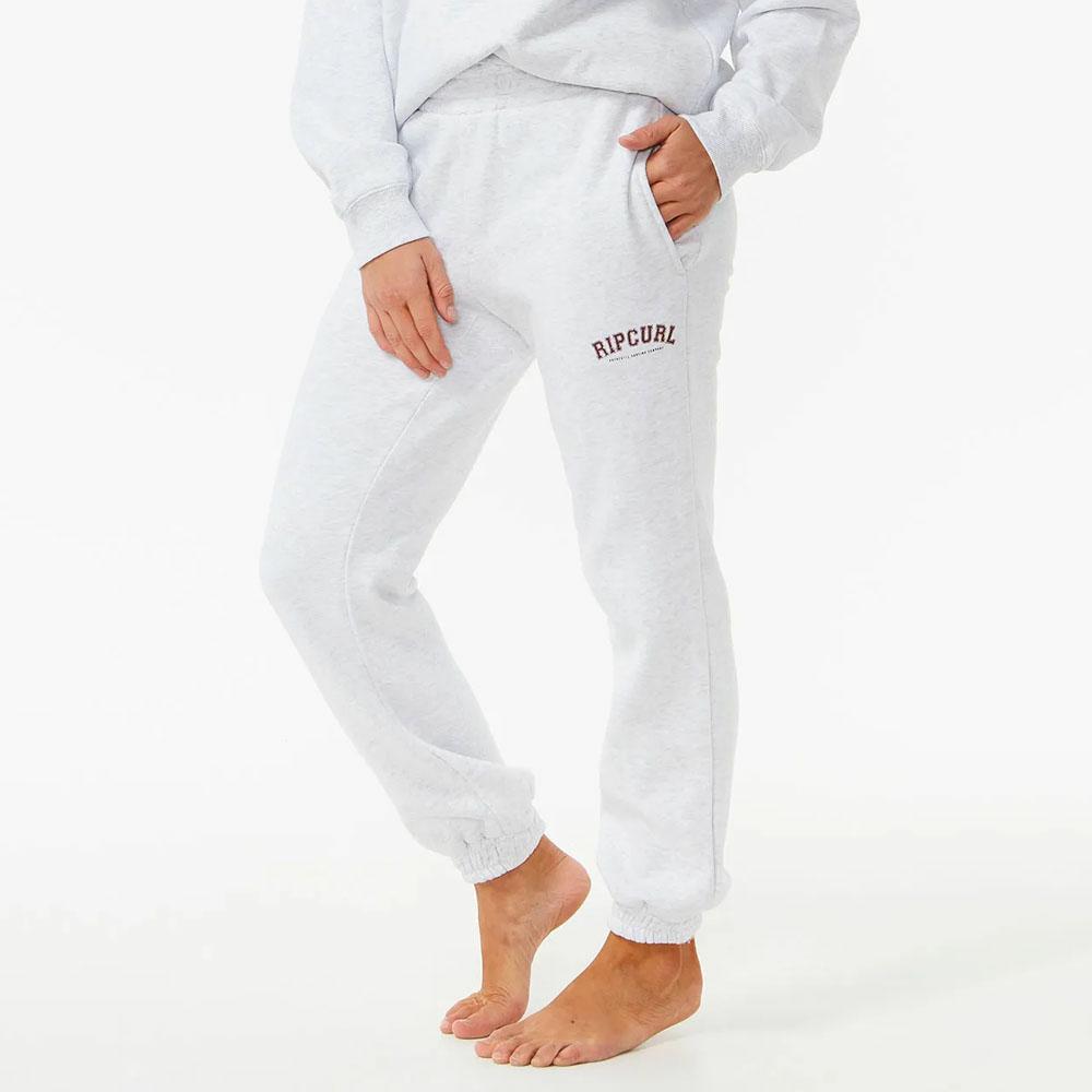 VARSITY PANTS GREY MARLE/PLUM