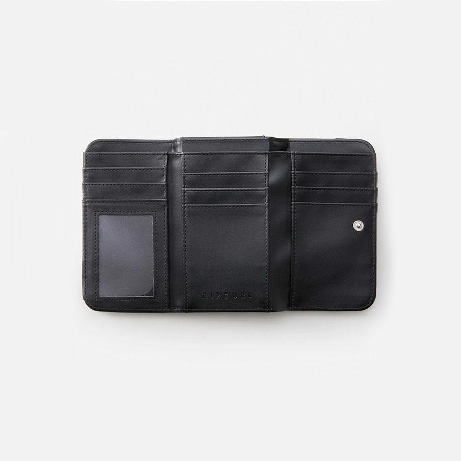 MIXED FLORAL MID WALLET CINNAMON