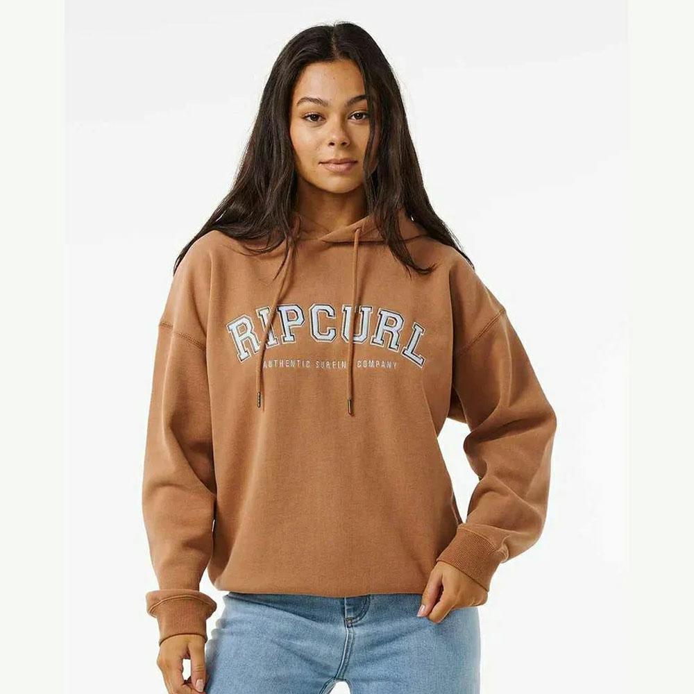 VARSITY HOODIE BROWN