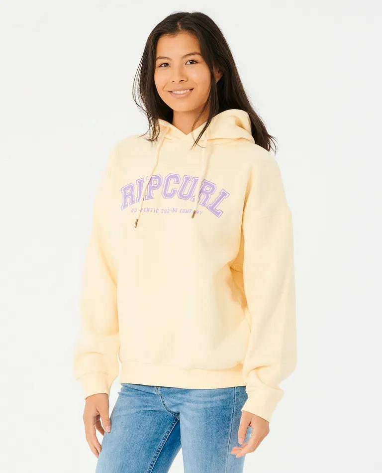 VARSITY HOODIE PALE YELLOW