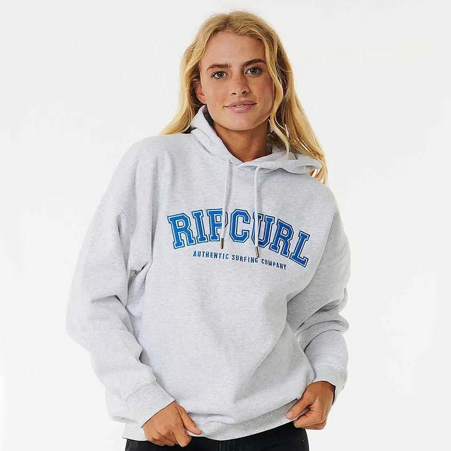 VARSITY HOODIE GREY MARLE/ROYAL BLU