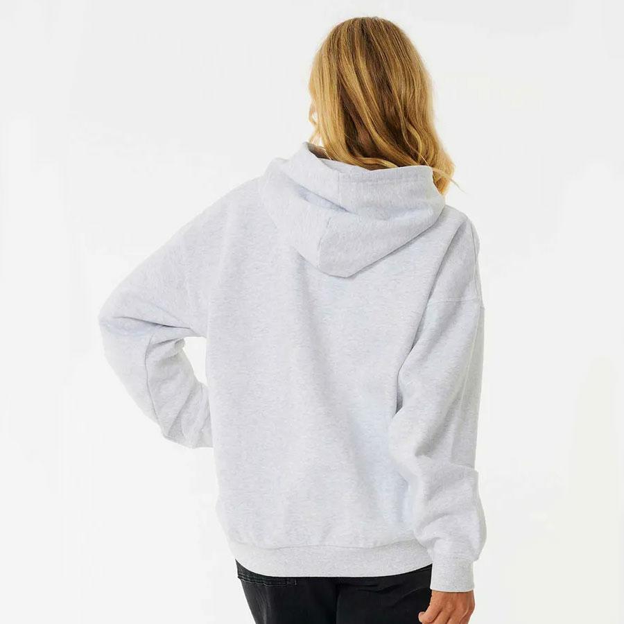 VARSITY HOODIE GREY MARLE/ROYAL BLU