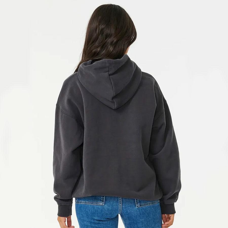 VARSITY HOODIE WASHED BLACK