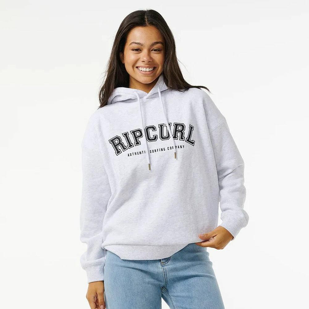 VARSITY HOODIE GREY MARLE/BLACK