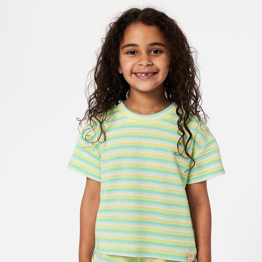 SUNKISS BOBBI STRIPE TEE- MULTICO