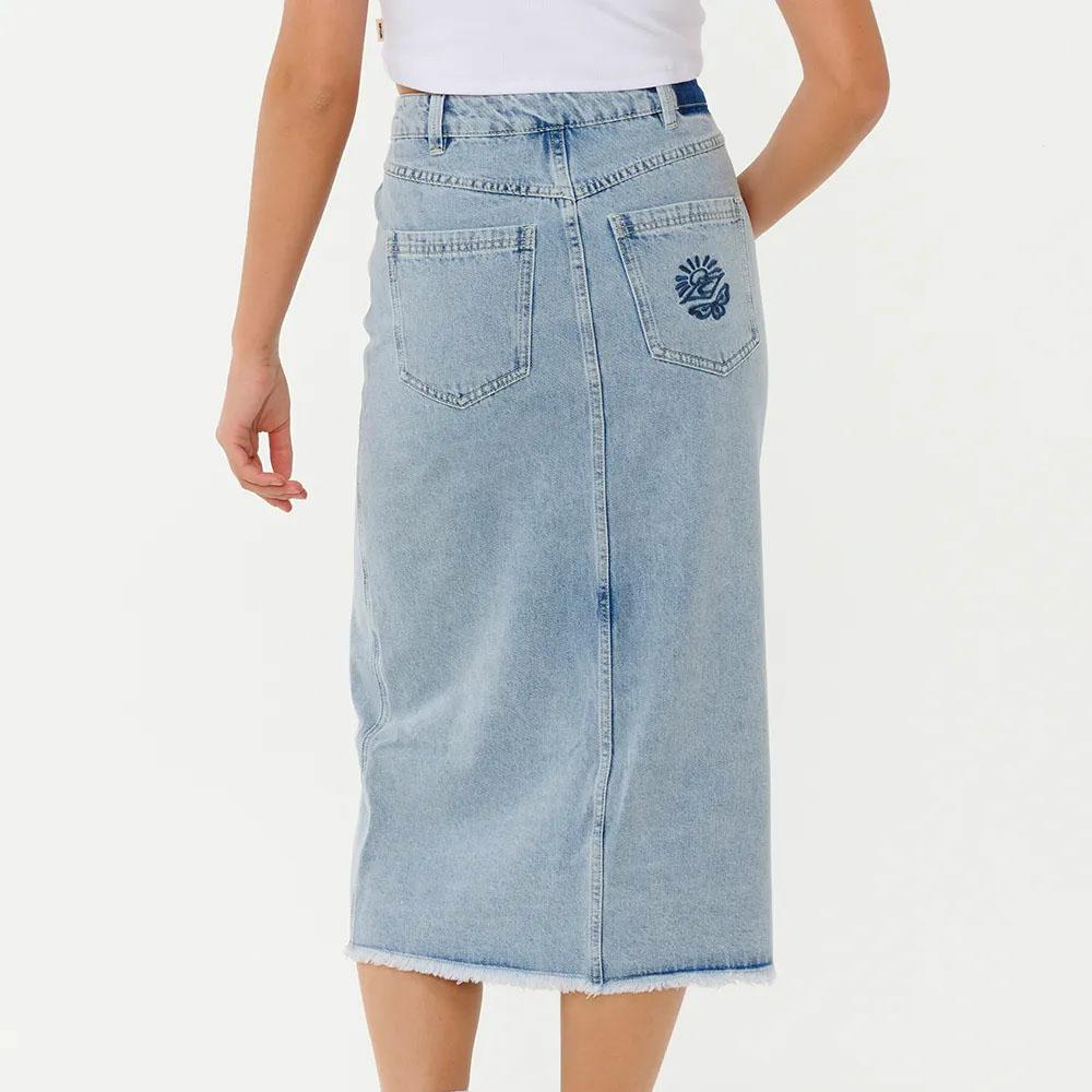 THE SEARCH DENIM MIDI SKI VINTAGE BLUE