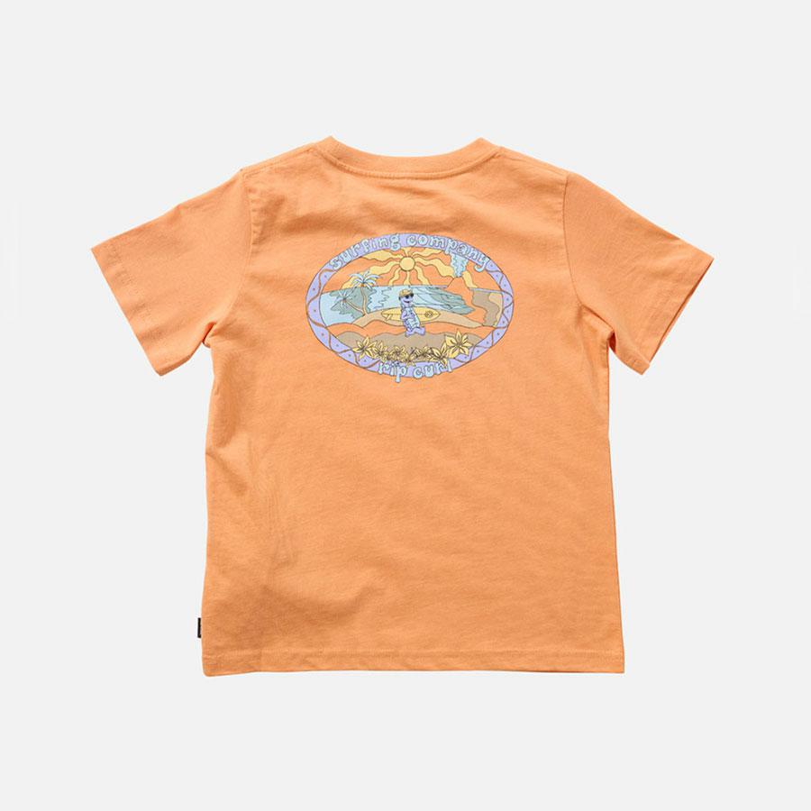 TUBE TOWN SCENIC TEE - BO BRIGHT ORANGE