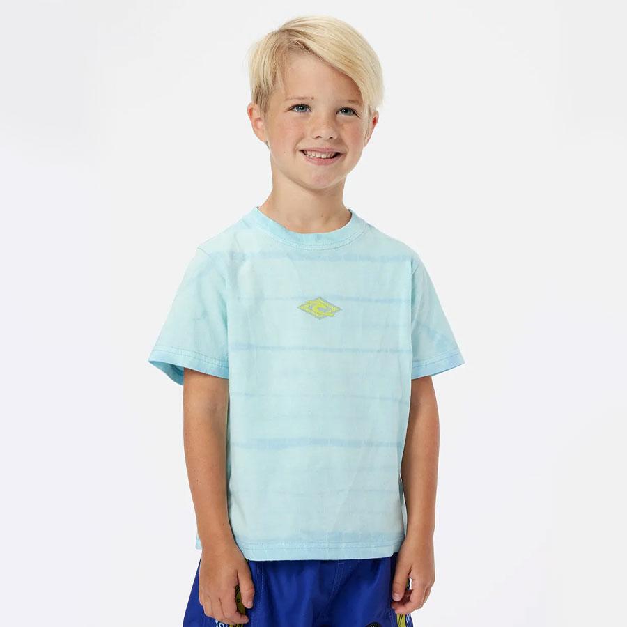 TUBE TOWN TIE DYE TEE - B LIGHT BLUE