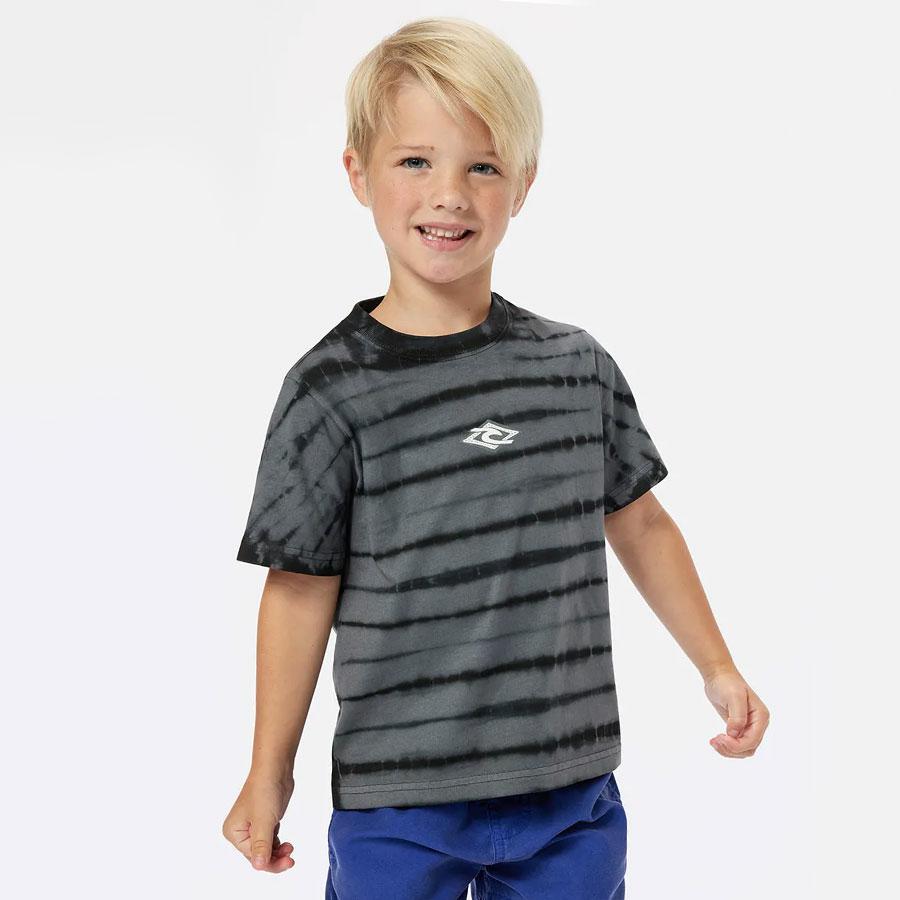 TUBE TOWN TIE DYE TEE - B WASHED BLACK