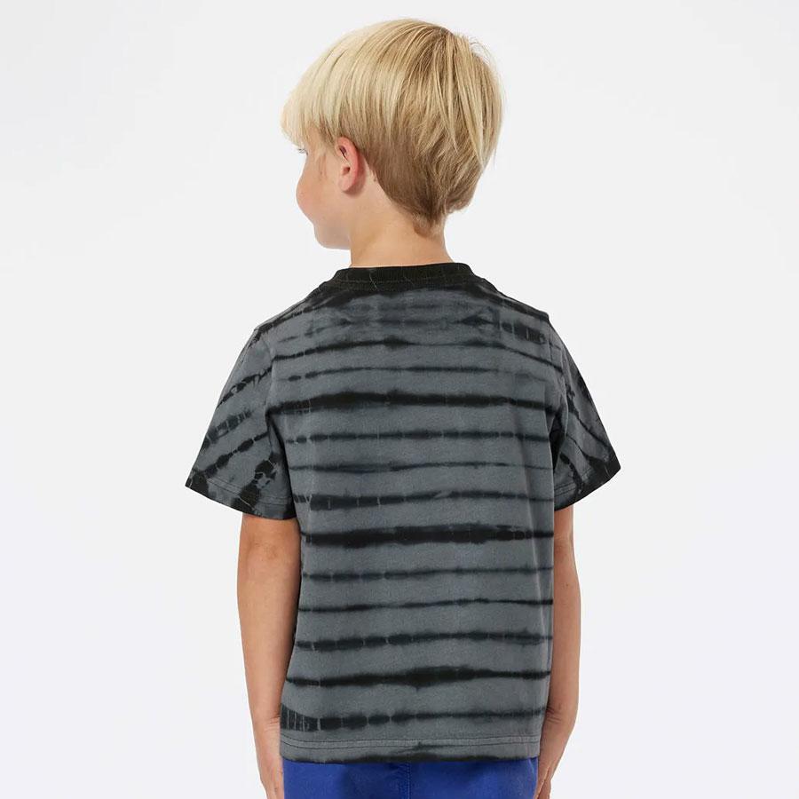 TUBE TOWN TIE DYE TEE - B WASHED BLACK