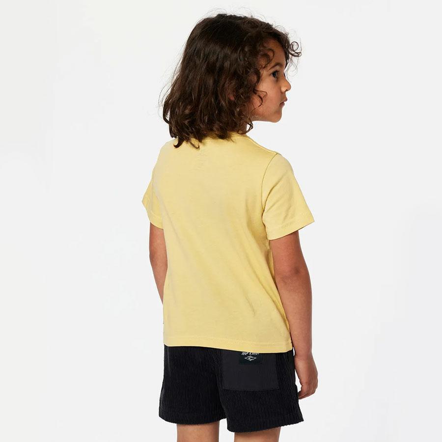 SUN SHAKA TEE - BOY STRAW
