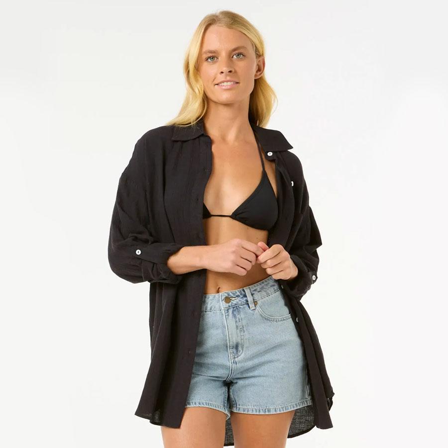 PREMIUM SURF HOLIDAY SHIR BLACK