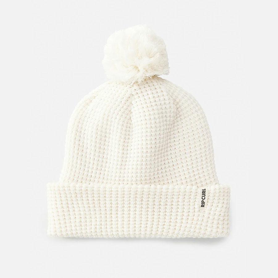 ANOETA REG POM POM BEANIE OFF WHITE