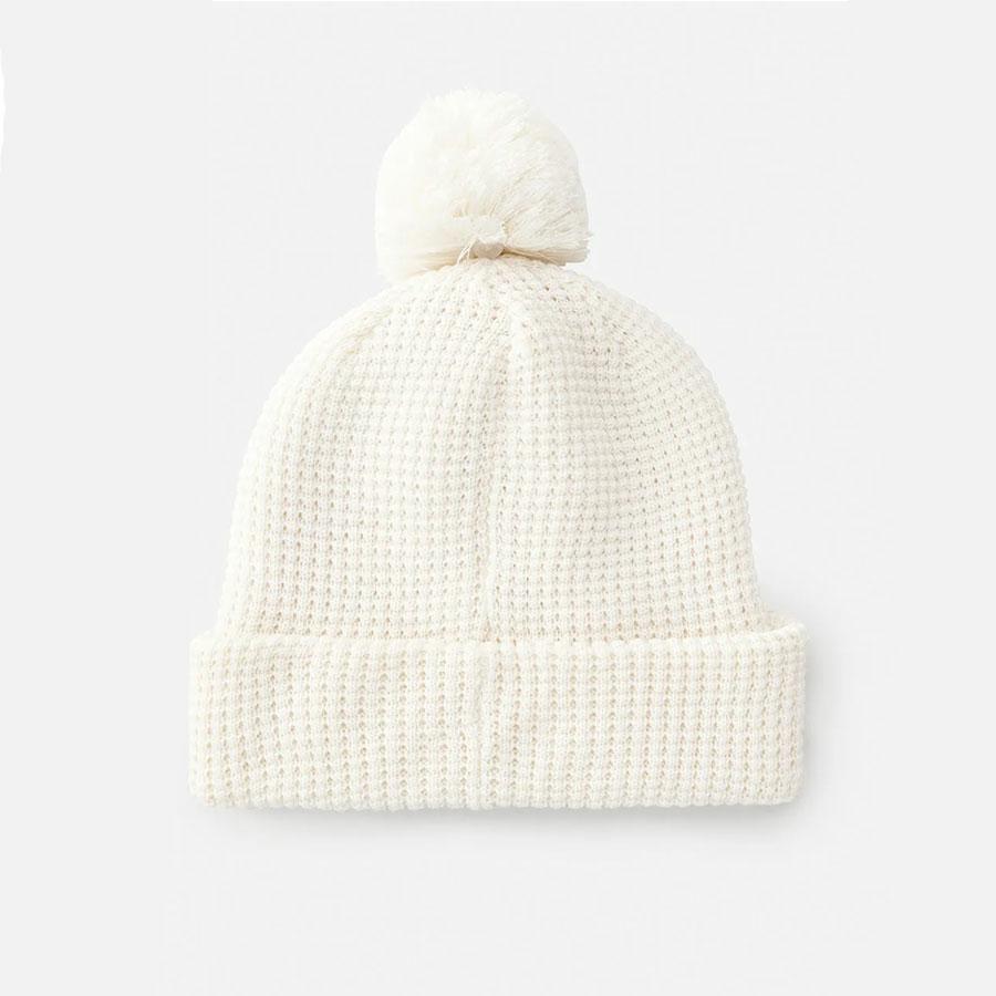 ANOETA REG POM POM BEANIE OFF WHITE