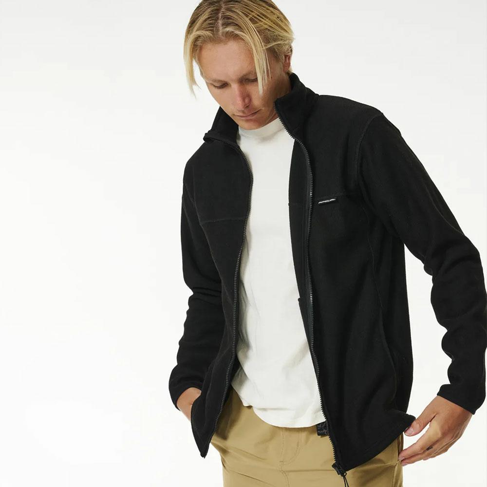 JOURNEYS GRID POLAR FLEEC BLACK