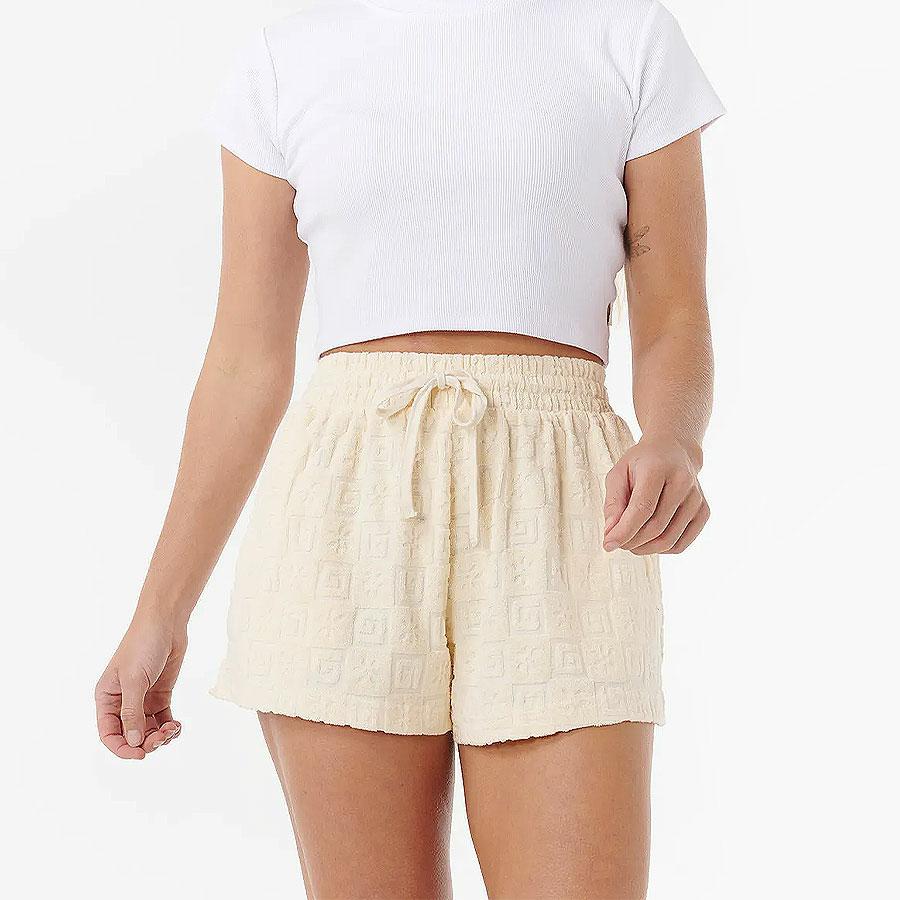DESERT DREAMS TERRY SHORT CREAM