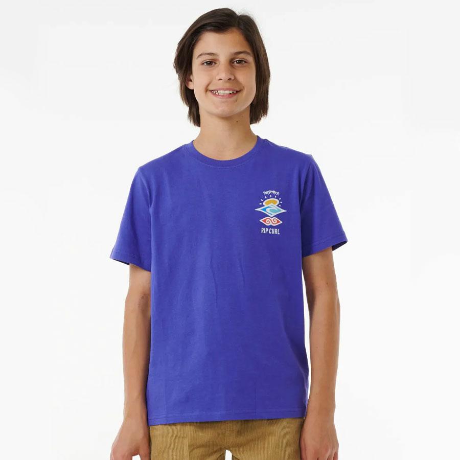 SEARCH ICON TEE -BOY WILD BERRY