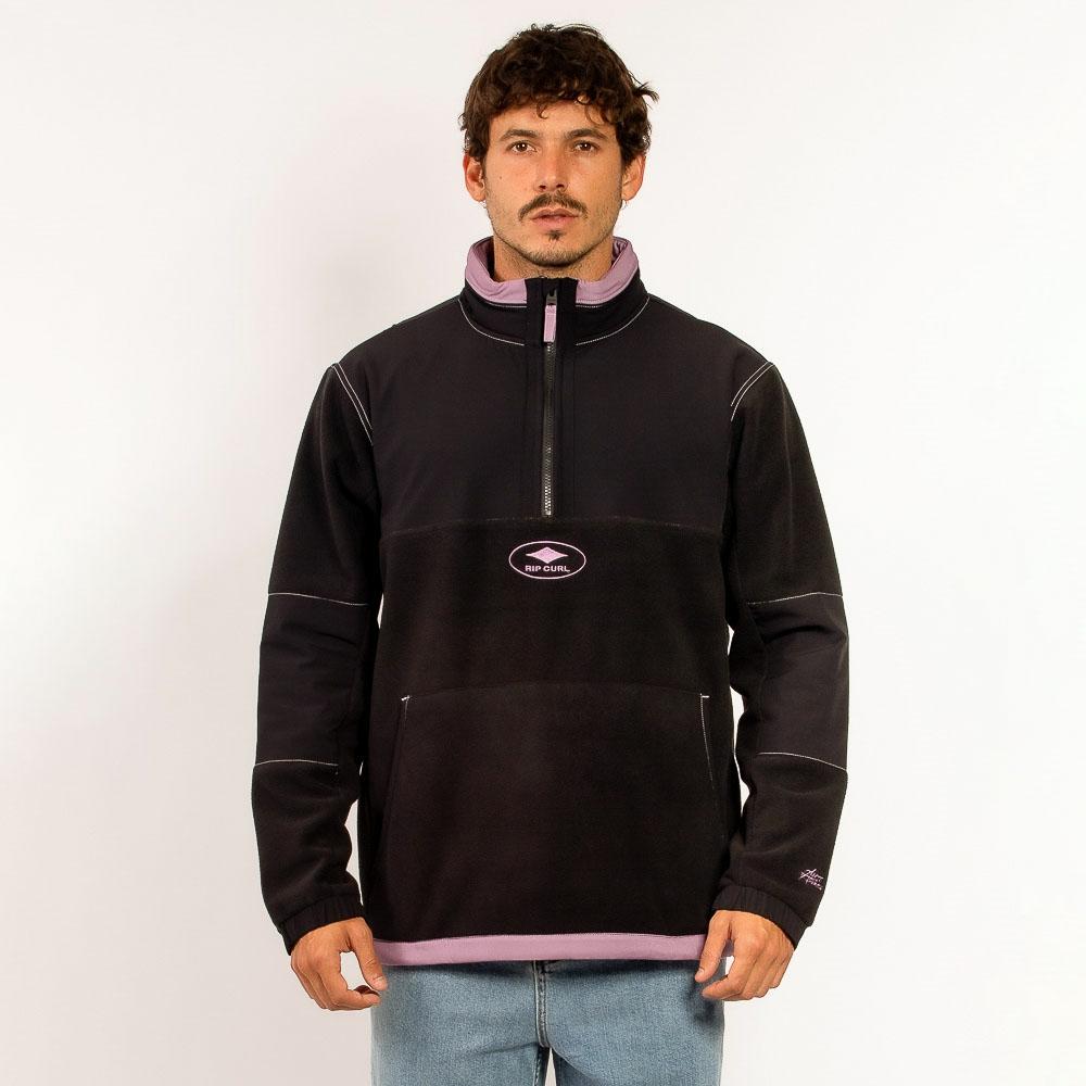 ANTI SERIES QSP 1/4 ZIP C BLACK
