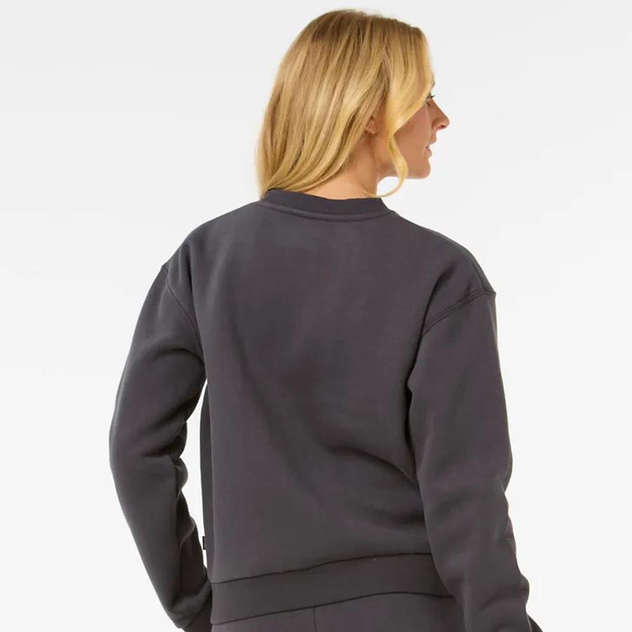 SURF STAPLE RELAXED CREW WASHED BLACK