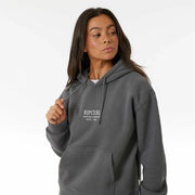 SURF STAPLE RELAXED HOOD CHARCOAL GREY