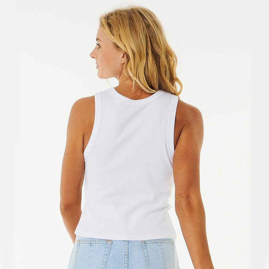 CLASSIC RIBBED TANK OPTICAL WHITE