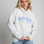 VARSITY HOODIE GREY MARLE/MID BLUE