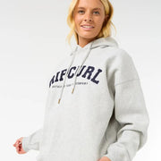 VARSITY HOODIE GREY MARLE/NAVY