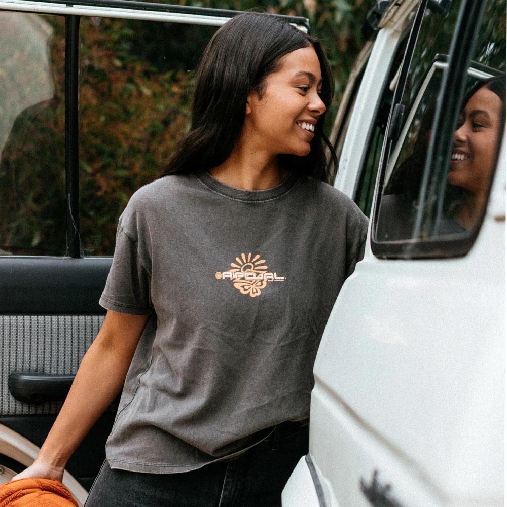 TAAPUNA RELAXED TEE WASHED BLACK