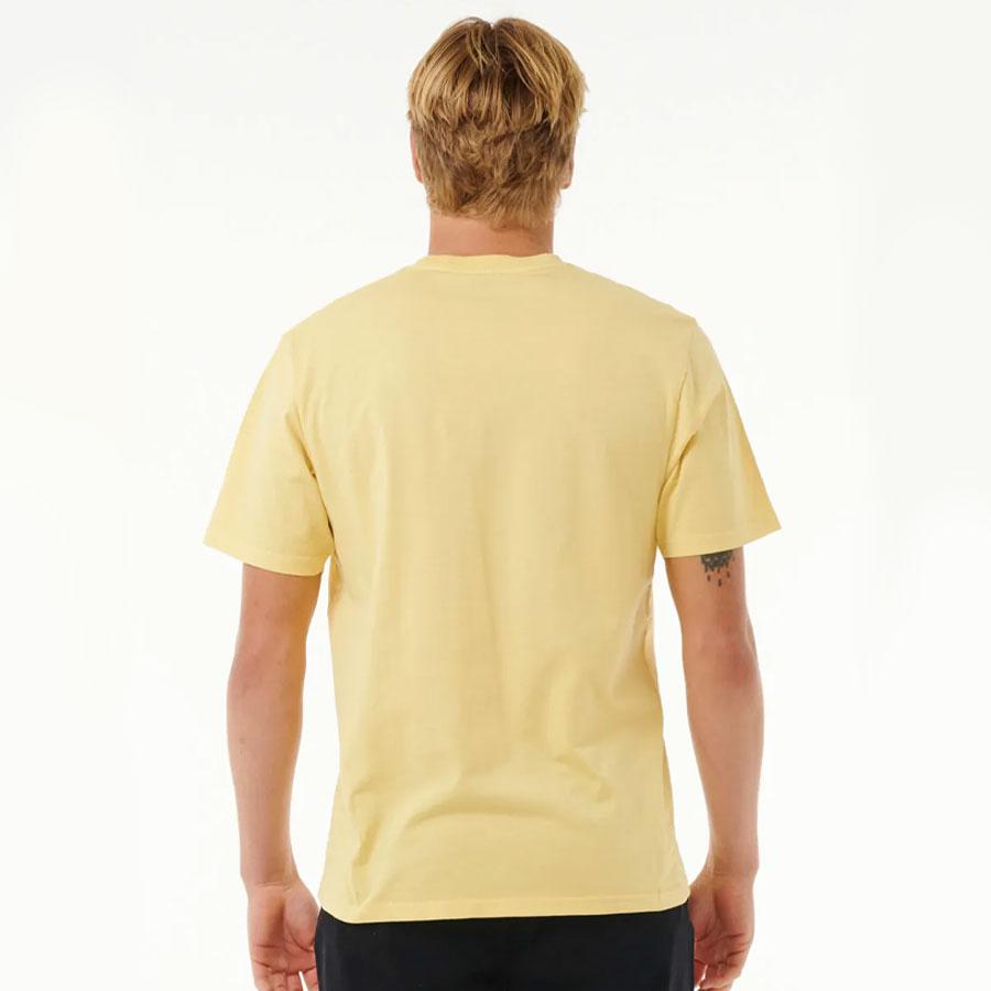 PLAIN WASH TEE STRAW