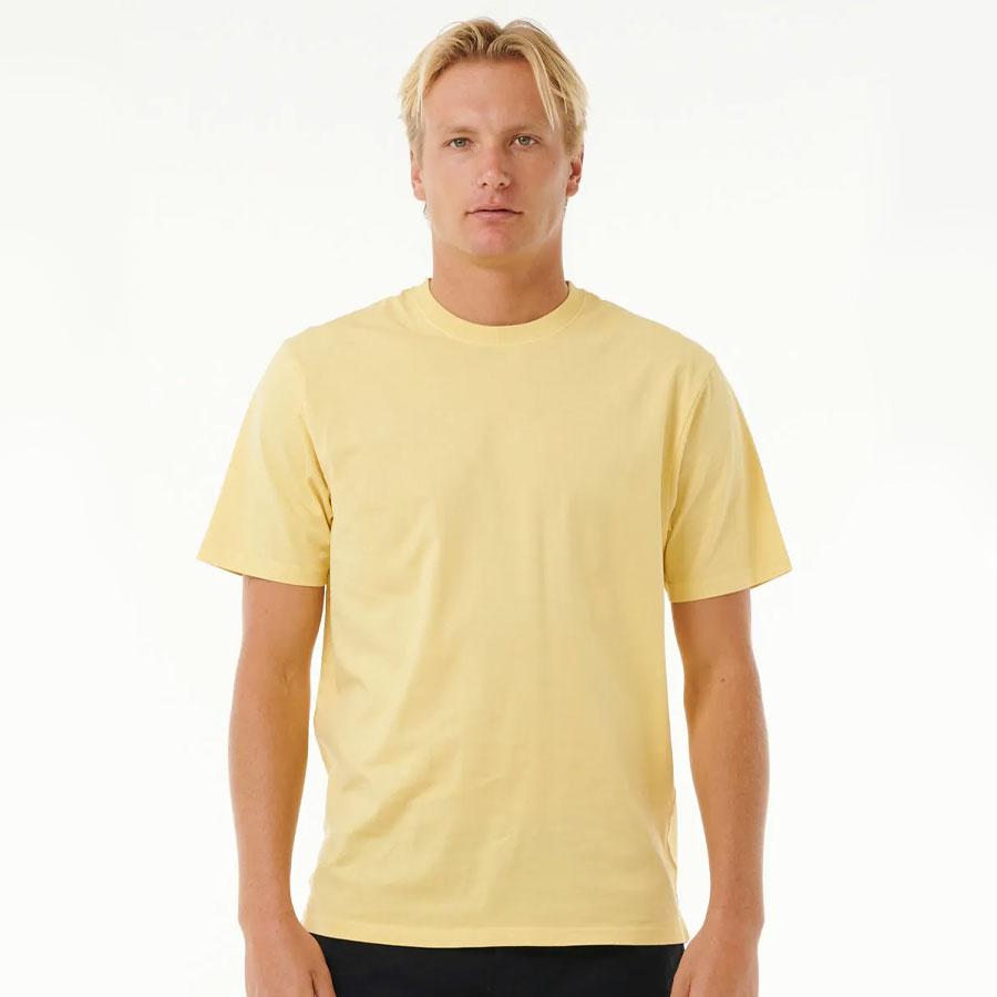 PLAIN WASH TEE STRAW
