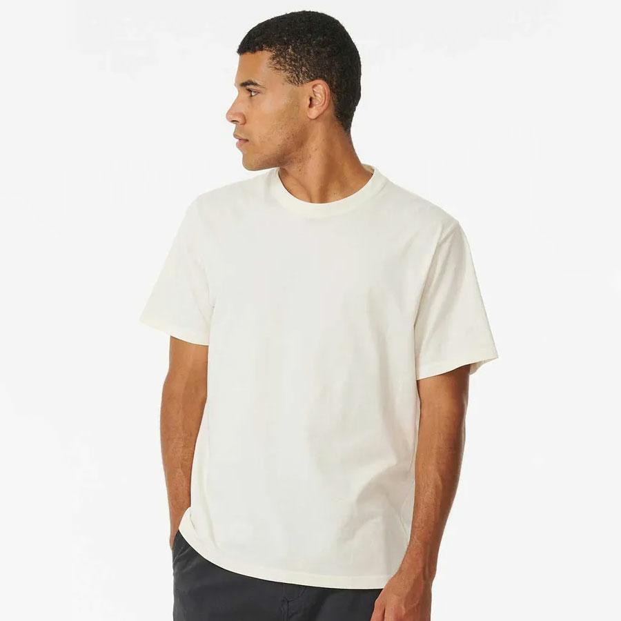 PLAIN WASH TEE BONE
