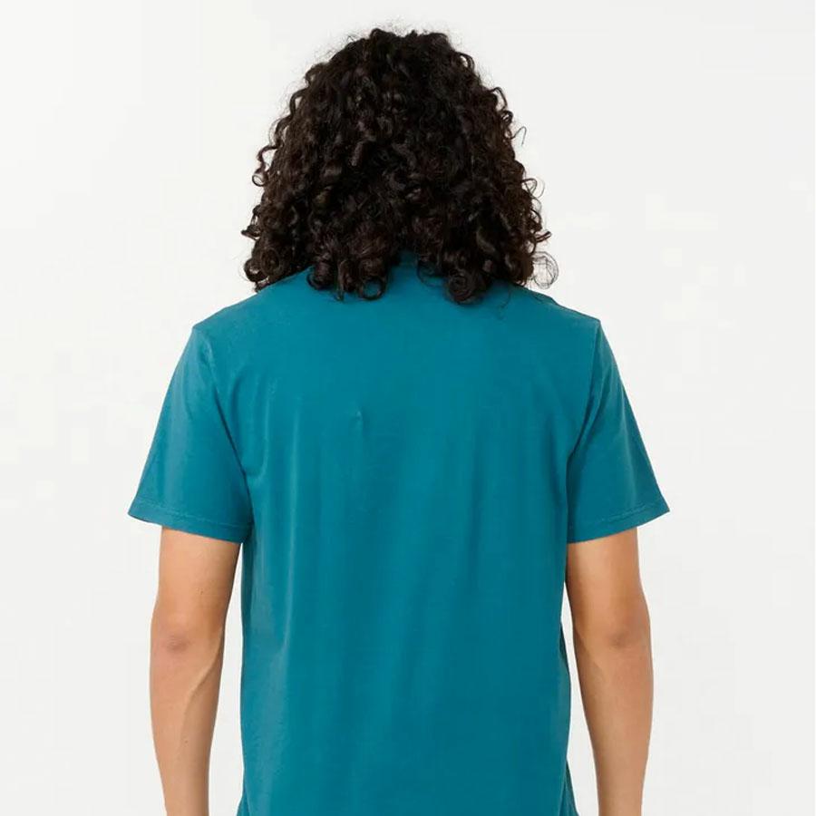 PLAIN WASH TEE TREKKING GREEN