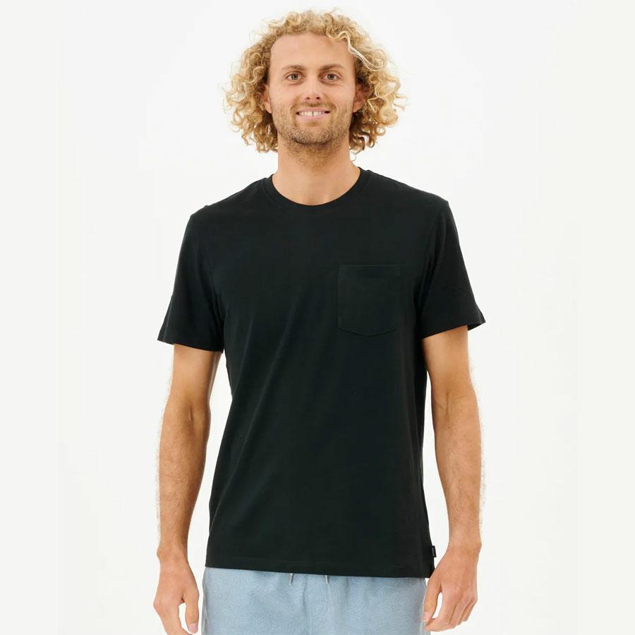 PLAIN POCKET TEE BLACK