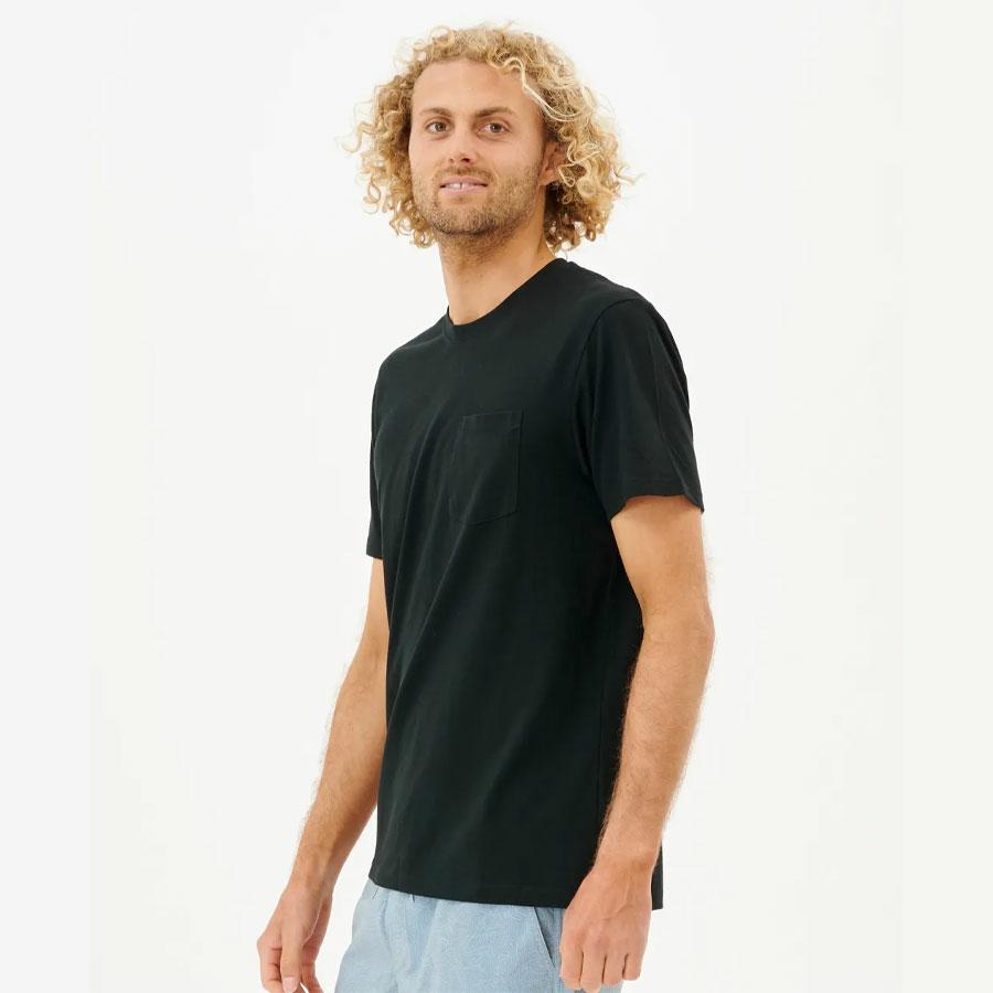PLAIN POCKET TEE BLACK