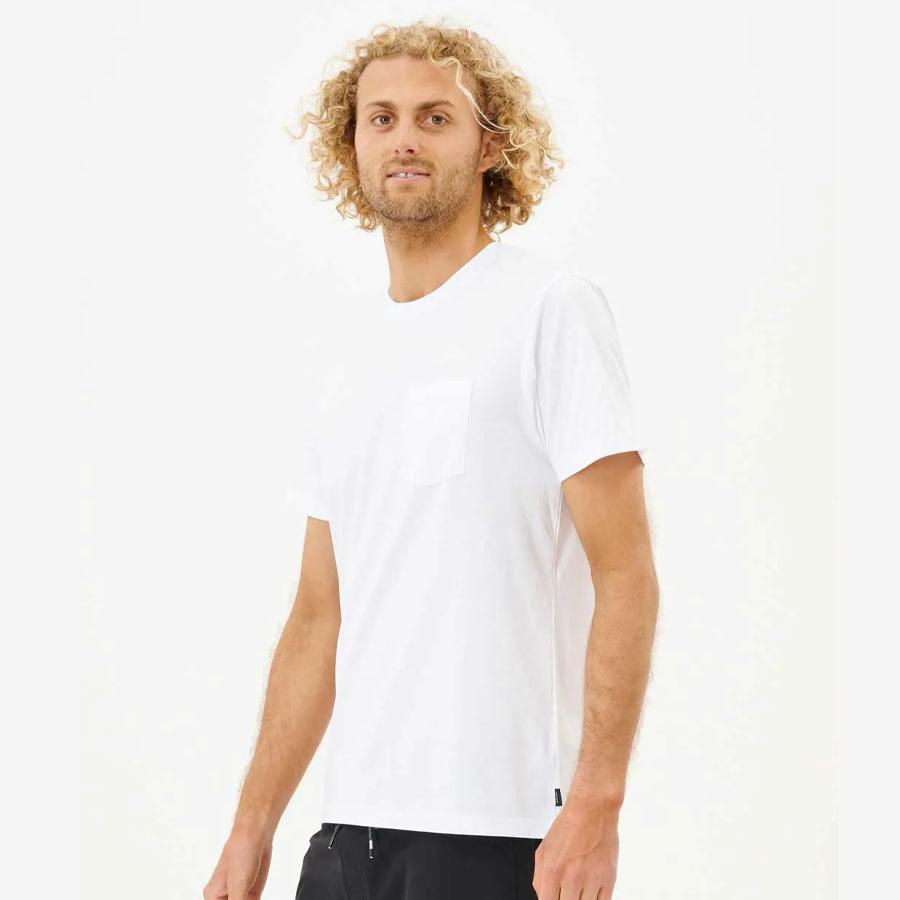 PLAIN POCKET TEE WHITE