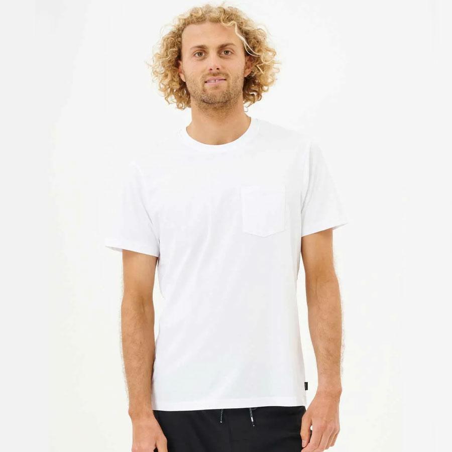 PLAIN POCKET TEE WHITE