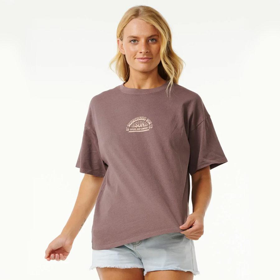 COSMIC SUMMER HERITAGE TE EGGPLANT