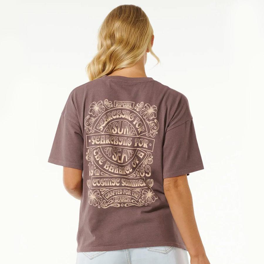 COSMIC SUMMER HERITAGE TE EGGPLANT