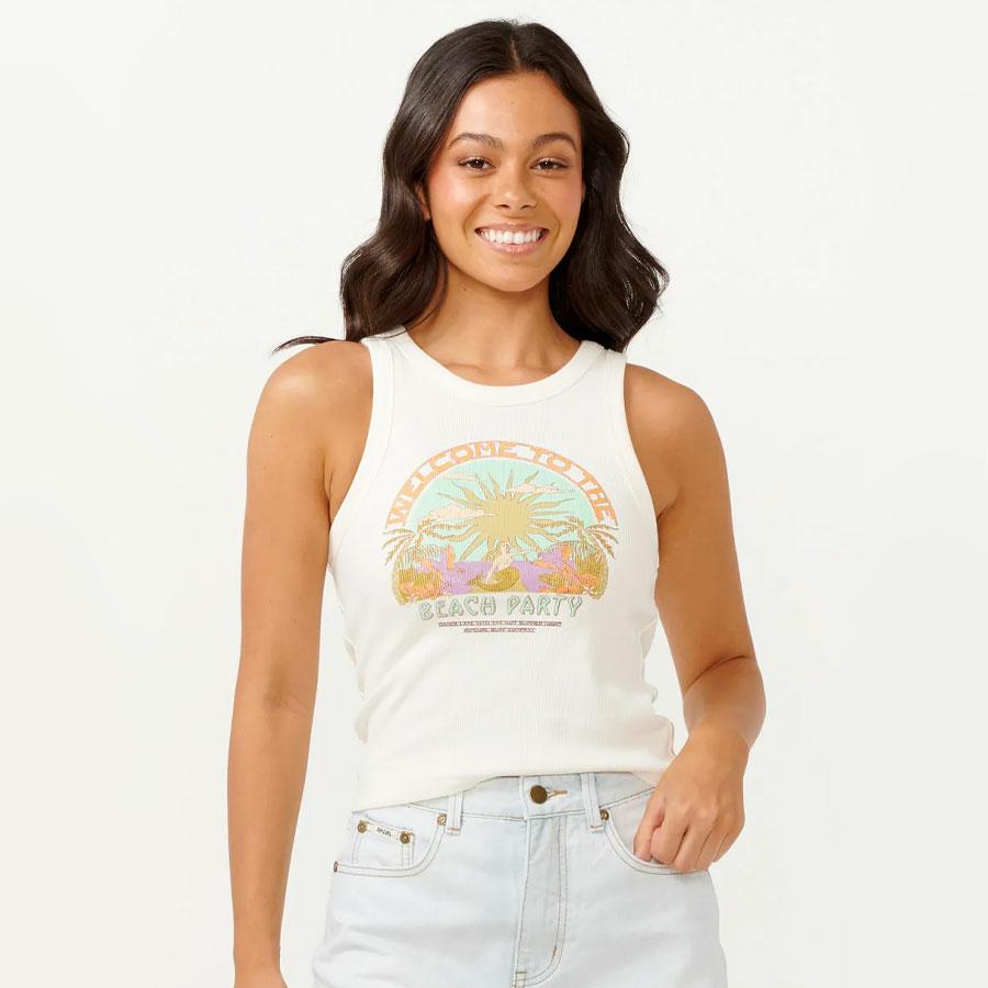 TROPICANA RIBBED TANK BONE