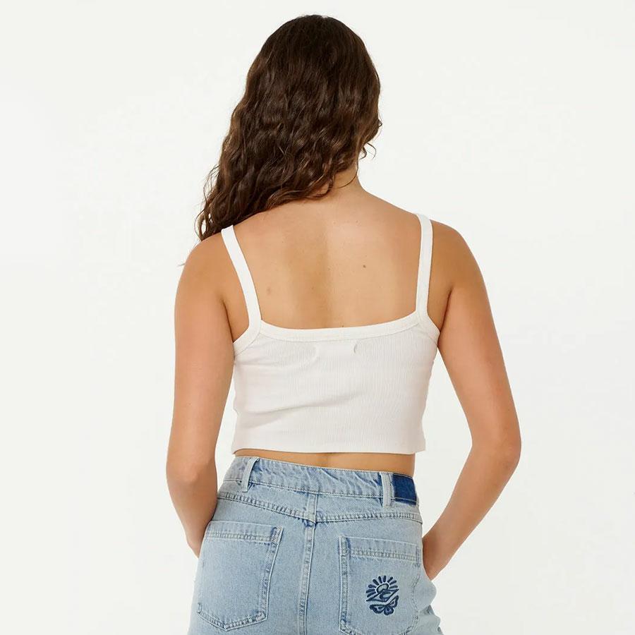 DREAMER RIBBED TANK BONE