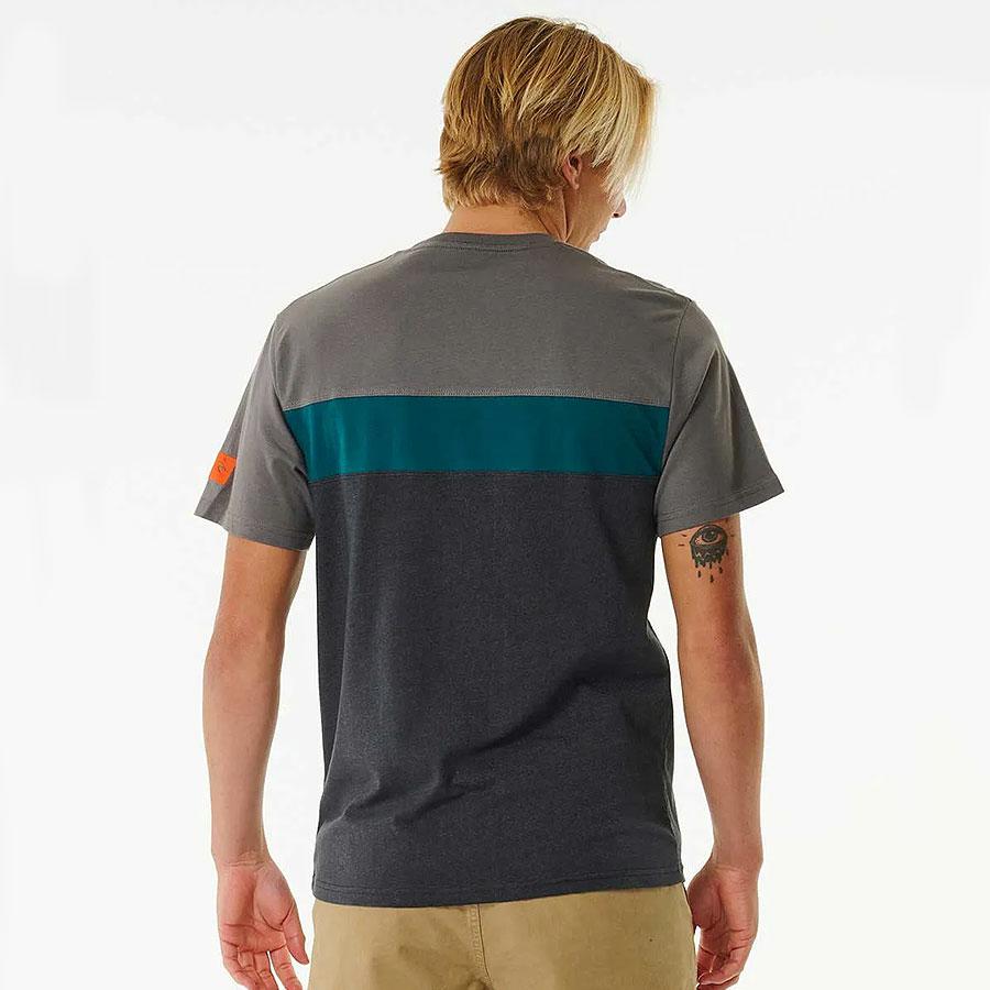 UNDERTOW PANEL TEE BLUE GREEN