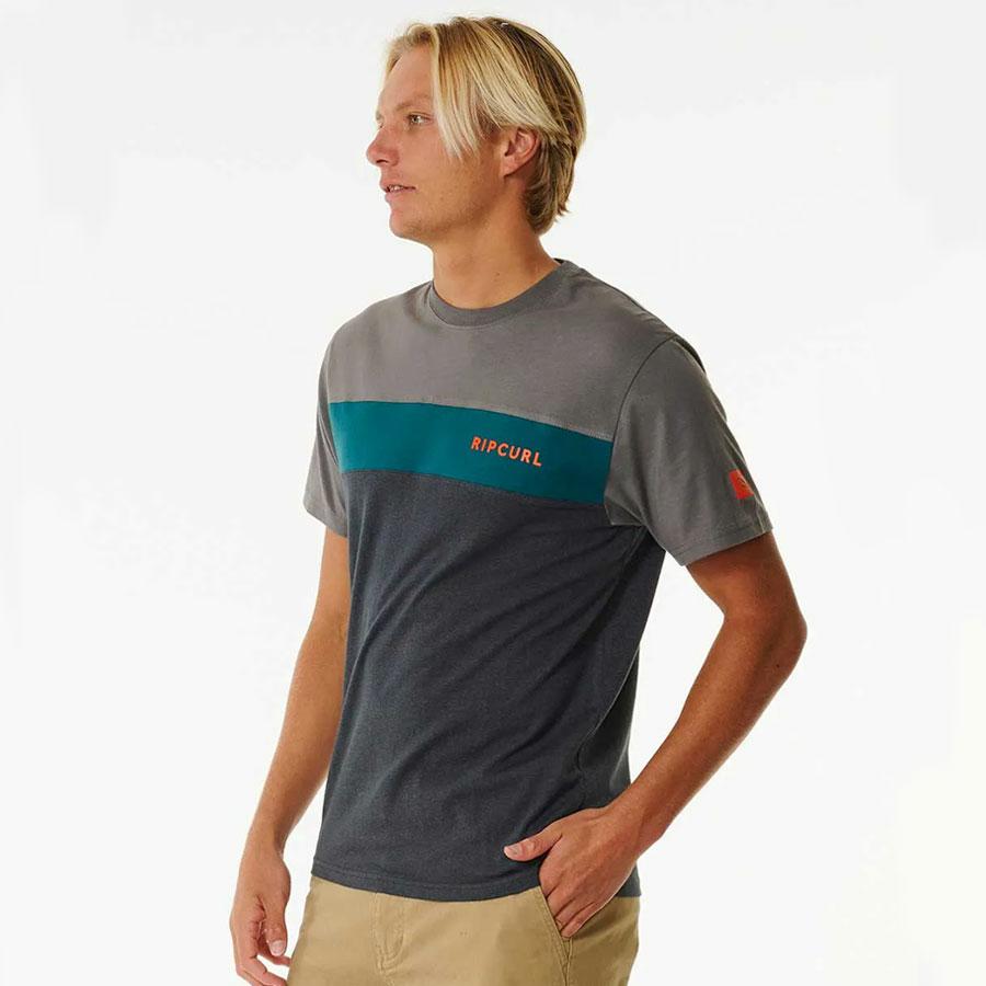 UNDERTOW PANEL TEE BLUE GREEN