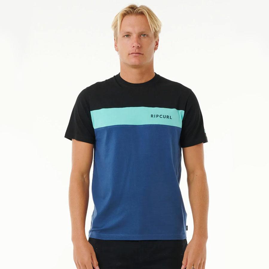 UNDERTOW PANEL TEE WASHED NAVY