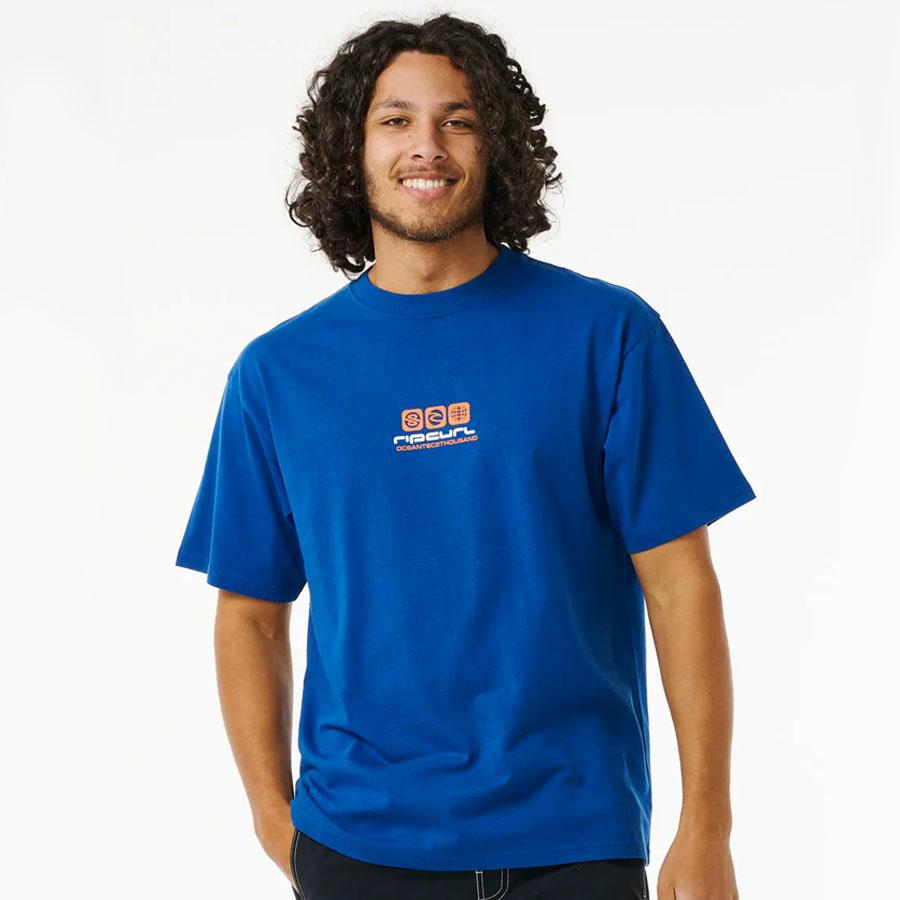 ARCHIVE OCEAN TECH TEE COBALT NAVY