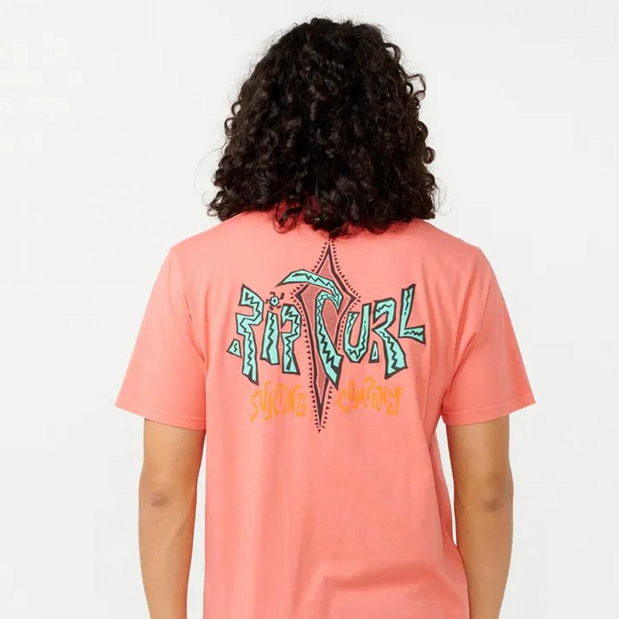 VOODOO TEE WASHED CORAL